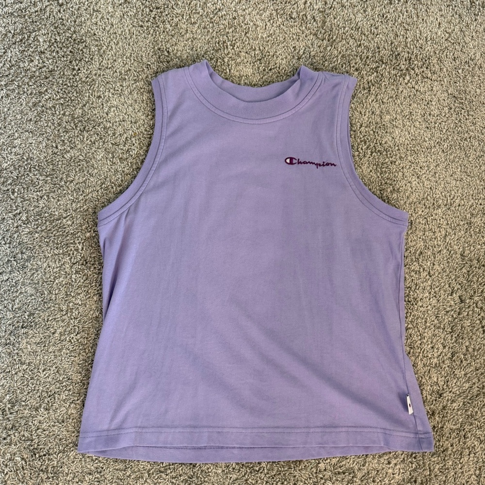 Champion Enchanted Li Crewneck Tank Purple Size Medium